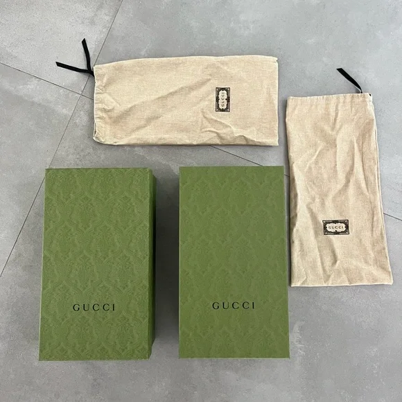 GUCCI DIY シューズケースとサテンシューズ袋 GUCCI DIY シューズケースとサテンシューズ袋